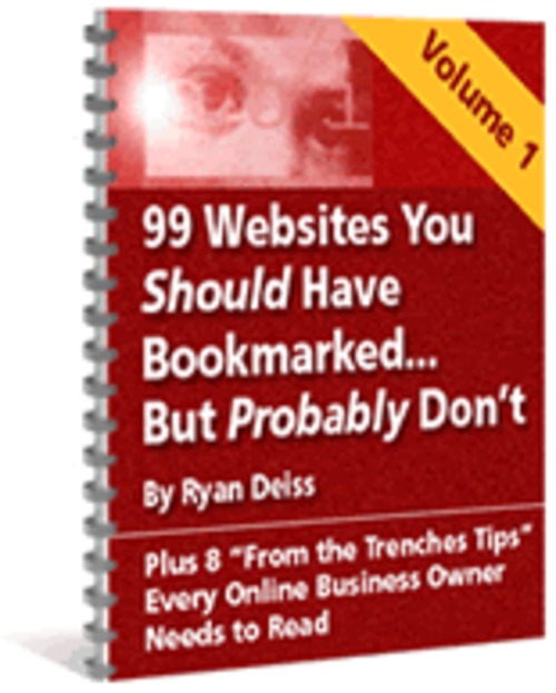 Product picture 99 Websites you Should Bookmark
